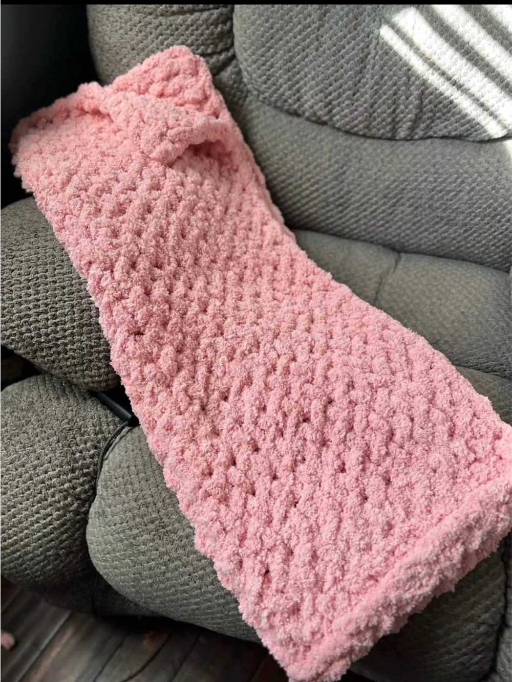 Soft Pink Kids Headband Scarf - Cozy Winter Accessory